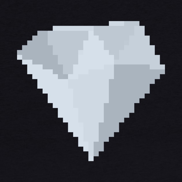 Diamond Gem Pixel Art by christinegames